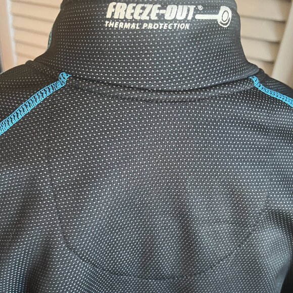 Freeze Out Thermal Protection Mens Medium Moto Jacket Full Zip Detach Sleeves - Picture 6 of 12